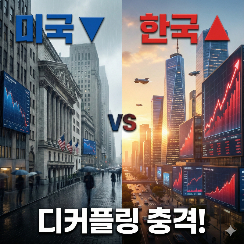 12월30일 주식시황 코스피 4,220 돌파! 미국은 울고 한국은 웃었다