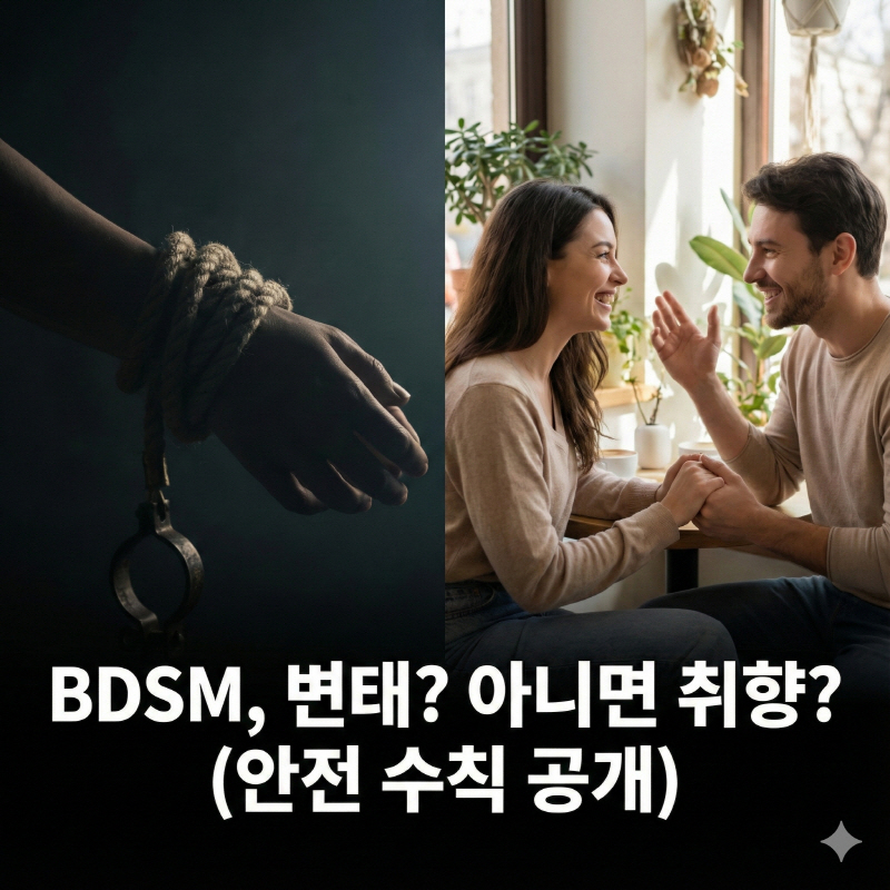 BDSM 뜻부터 성향 테스트까지, 당신의 밤을 바꿀 완벽 가이드 (feat. 19금 아님)