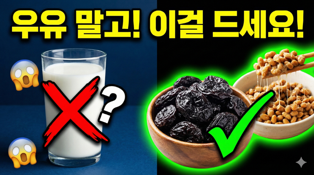 뼈 건강에 좋은 푸룬 낫토 표고버섯 식단