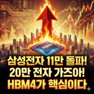 삼성전자 11만원 돌파! 이제 목표는 '15만전자'일까