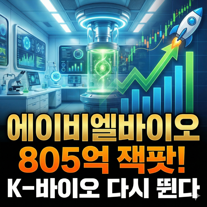 에이비엘바이오 805억 잭팟! K-바이오 기술수출 전망