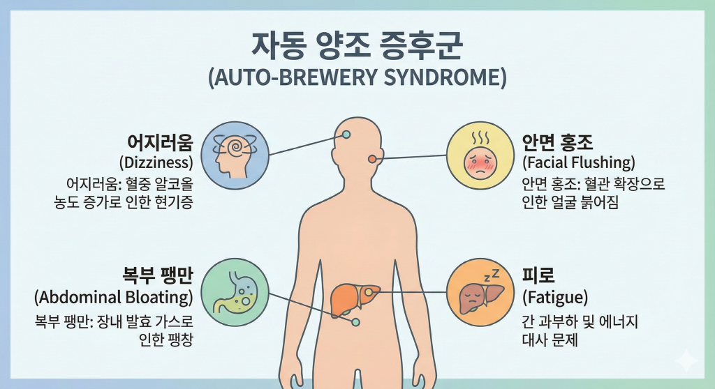 자동 양조 증후군: 내 몸이 술을 만드는 놀라운 비밀 2 자동 양조 증후군은 술을 마시지 않아도 위장에서 알코올이 생성되는 희귀병입니다. 억울한 음주 운전 오해를 부르는 이 병의 원인, 증상, 식단 치료법을 전문가 관점에서 정리했습니다.
