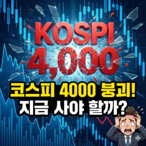 코스피 4000선이 붕괴되며 아시아 증시 마감이 하락세로 돌아섰습니다. 삼성전자 주가 전망과 AI 섹터 조정, 비트코인 10만 달러 유지 등 최신 경제 시황과 대응 전략을 확인하세요.