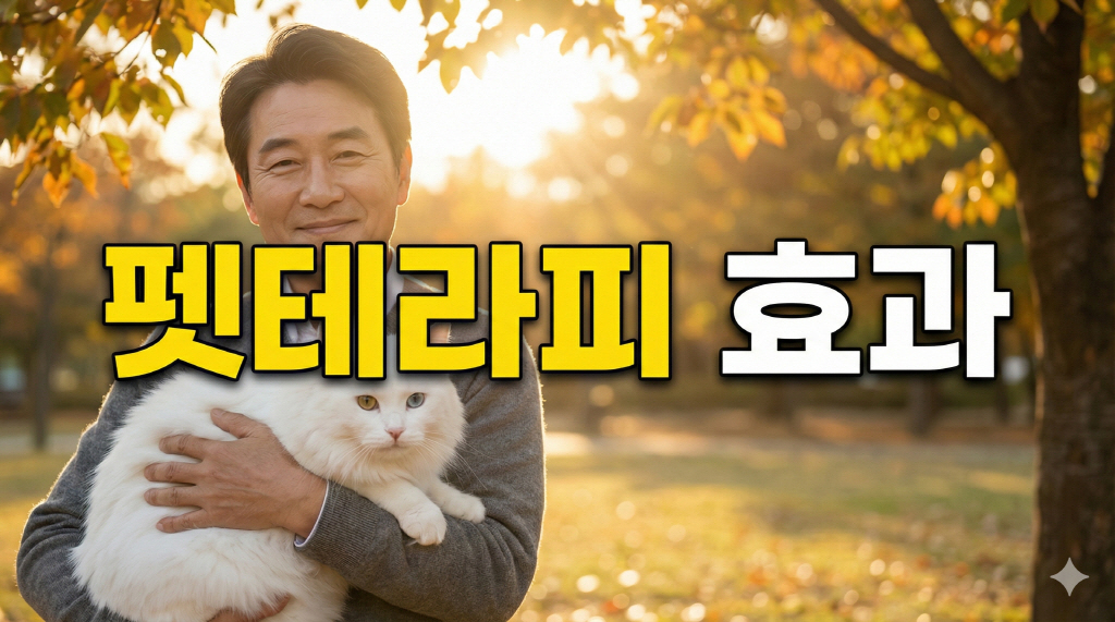 펫테라피 효과, 우울증과 혈압 낮추는 놀라운 비밀