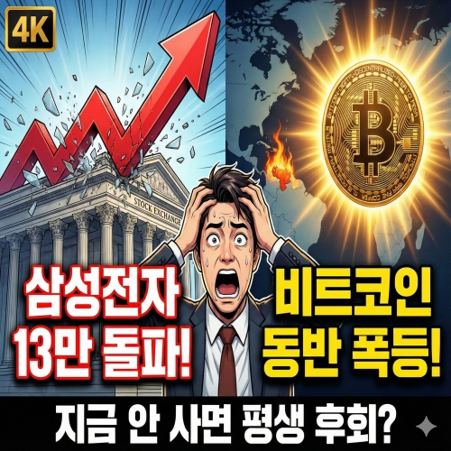 1월5일 주식마감시황 삼성전자 13만 전자 안착! 2026년 코스피 4,400 시대의 투자 전략 (2026.01.06)