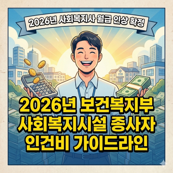 2026년 보건복지부 사회복지시설 종사자 인건비 가이드라인
