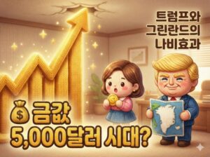 주식마감시황 금값 5,000달러 시대 트럼프와 그린란드의 나비효과 (3)