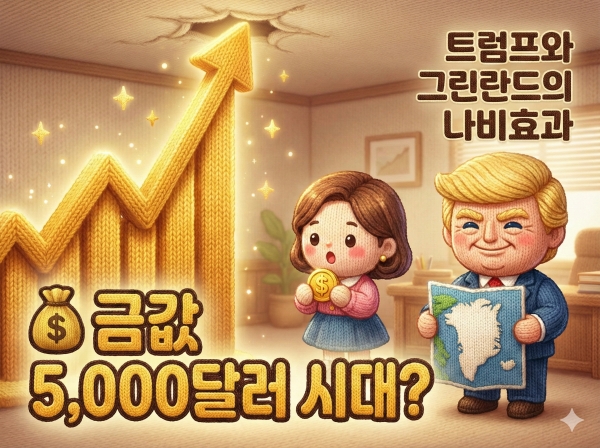 주식마감시황 금값 5,000달러 시대 트럼프와 그린란드의 나비효과 (3)