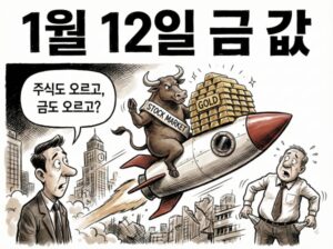 오늘 금시세 1월 12일 금 시황 국제 금값 4,600달러 돌파, 지정학적 공포가 만든 안전자산의 역습