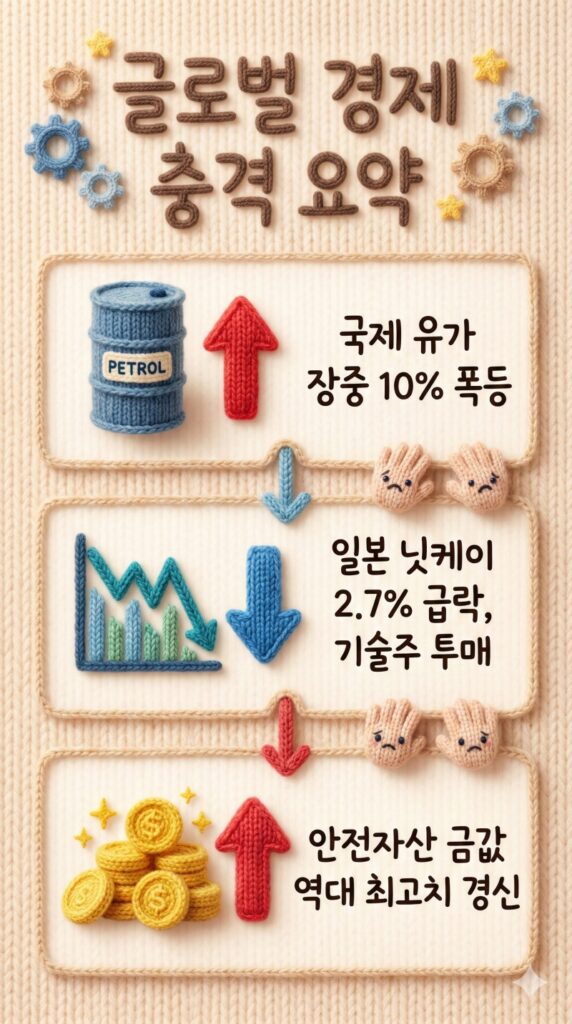 증시대응전략 2026년3월3일 유가 10% 폭등, 내일 코스피 6000 붕괴 119조 대기자금 피난처 [긴급분석]