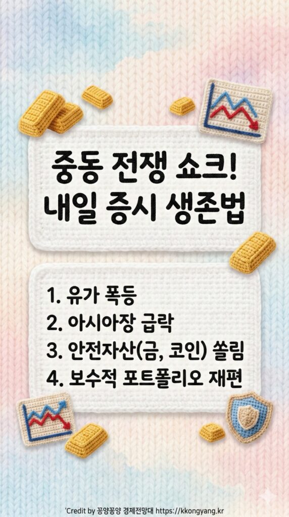 증시대응전략 2026년3월3일 유가 10% 폭등, 내일 코스피 6000 붕괴 119조 대기자금 피난처 [긴급분석]