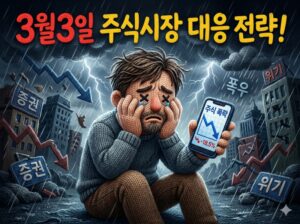 증시대응전략 2026년3월3일 유가 10% 폭등, 내일 코스피 6000 붕괴 119조 대기자금 피난처 [긴급분석]