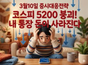 증시대응전략(2026년3월10일) 유가 110달러 돌파에 코스피 5200선 붕괴, 당장 팔아야 할 주식과 사야 할 ETF