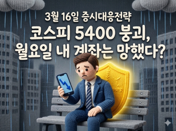 증시대응전략(2026년3월16일) 2026년 주식 초보 필독! 금요일 마감 시황으로 보는 월요일 증시 대비법