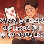증시대응전략(2026년3월23일) 중동 위기 장기화, 유가 100달러 돌파 임박 에너지 ETF로 위기 탈출하기