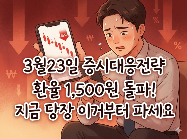 증시대응전략(2026년3월23일) 중동 위기 장기화, 유가 100달러 돌파 임박 에너지 ETF로 위기 탈출하기