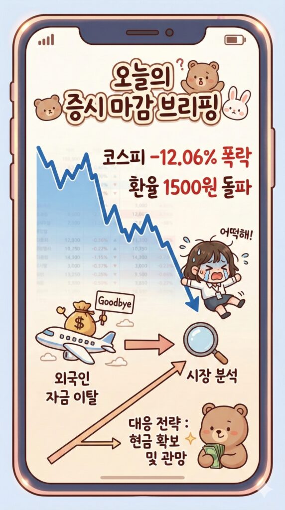 증시대응전략(2026년3월5일) 빚투 개미 반대매매 공포... 폭락장 속 한 줄기 빛, 방어주 찾기
