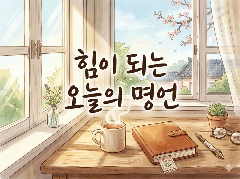 힘이 되는 오늘의 명언